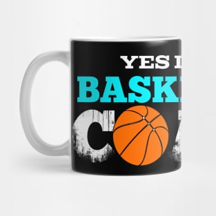 Basketball Coach - Retro Distressed Grunge Mug